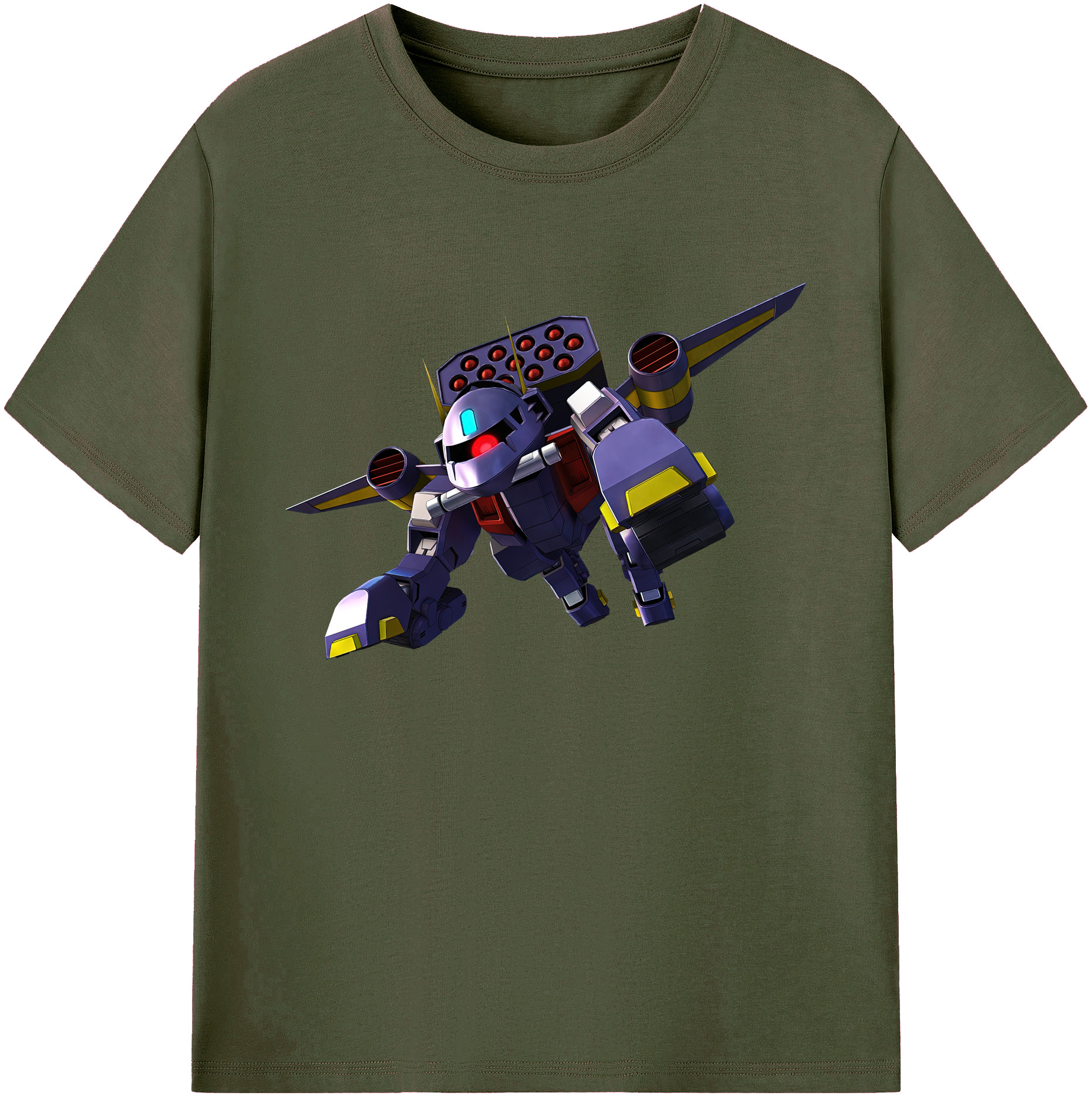 （画像用） 機動戦士ガンダム Mobile Suit Gundam 綿100％ メンズ半袖Tシャツ｜肌触りやわらか＆通気性